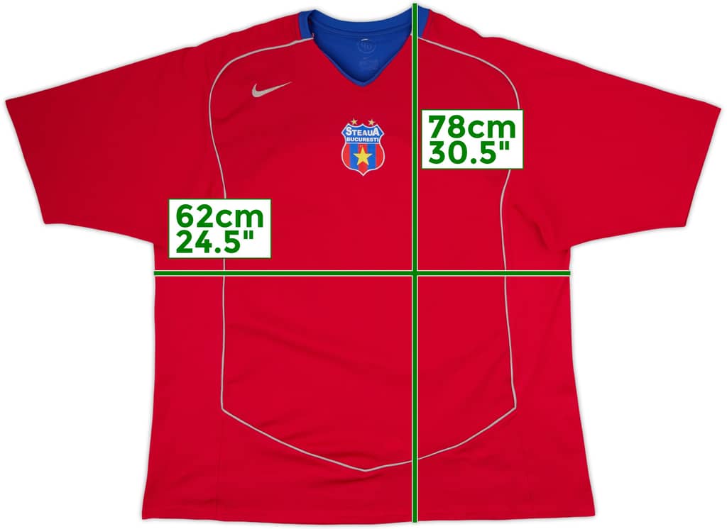 2004-05 Steaua Bucharest Home Shirt - 5/10 - (XXL)
