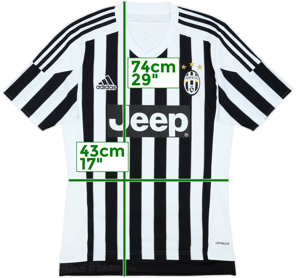 2015-16 Juventus Home Shirt - 8/10 - (M)