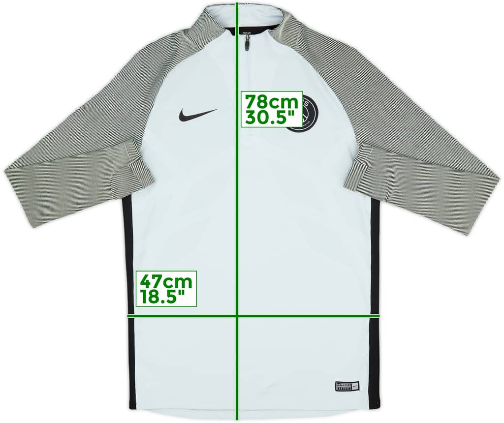 2017-18 Paris Saint-Germain Nike Aeroswift 1/4 Zip Drill Top - 8/10 - (M)