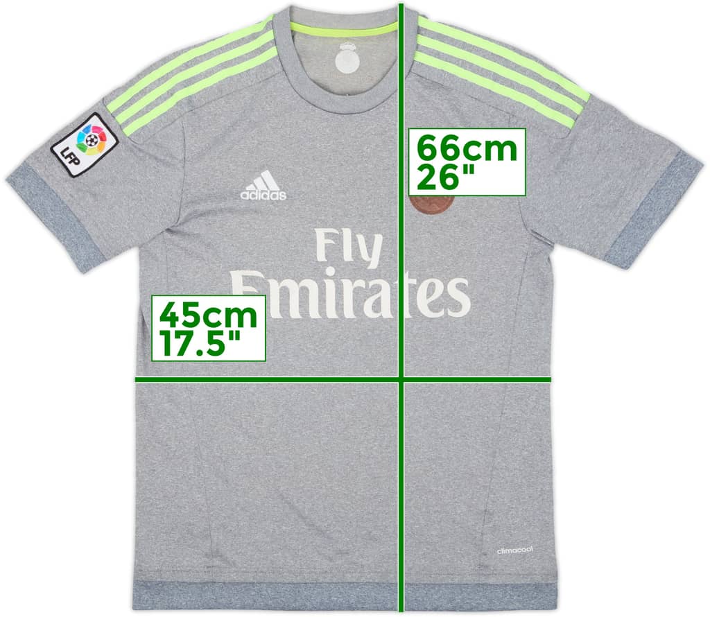 2015-16 Real Madrid Away Shirt - 3/10 - (S)