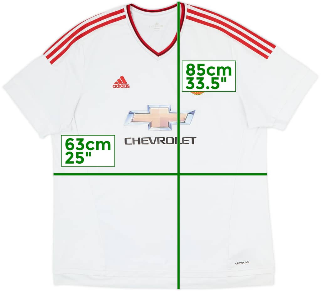 2015-16 Manchester United Away Shirt - 5/10 - (XXL)