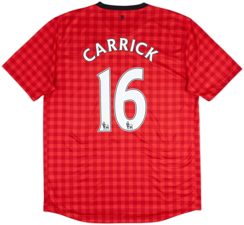 2012-13 Manchester United Home Shirt Carrick #16