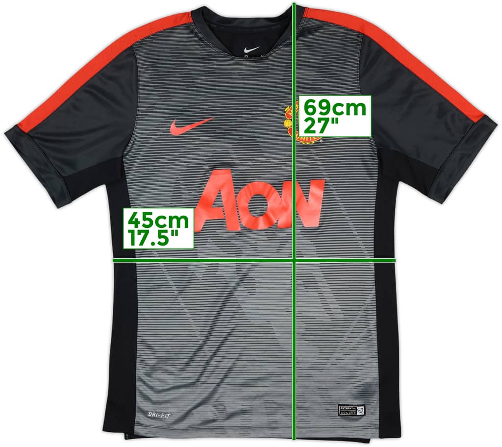 2015-16 Manchester United Nike Training Shirt - 8/10 - (M)