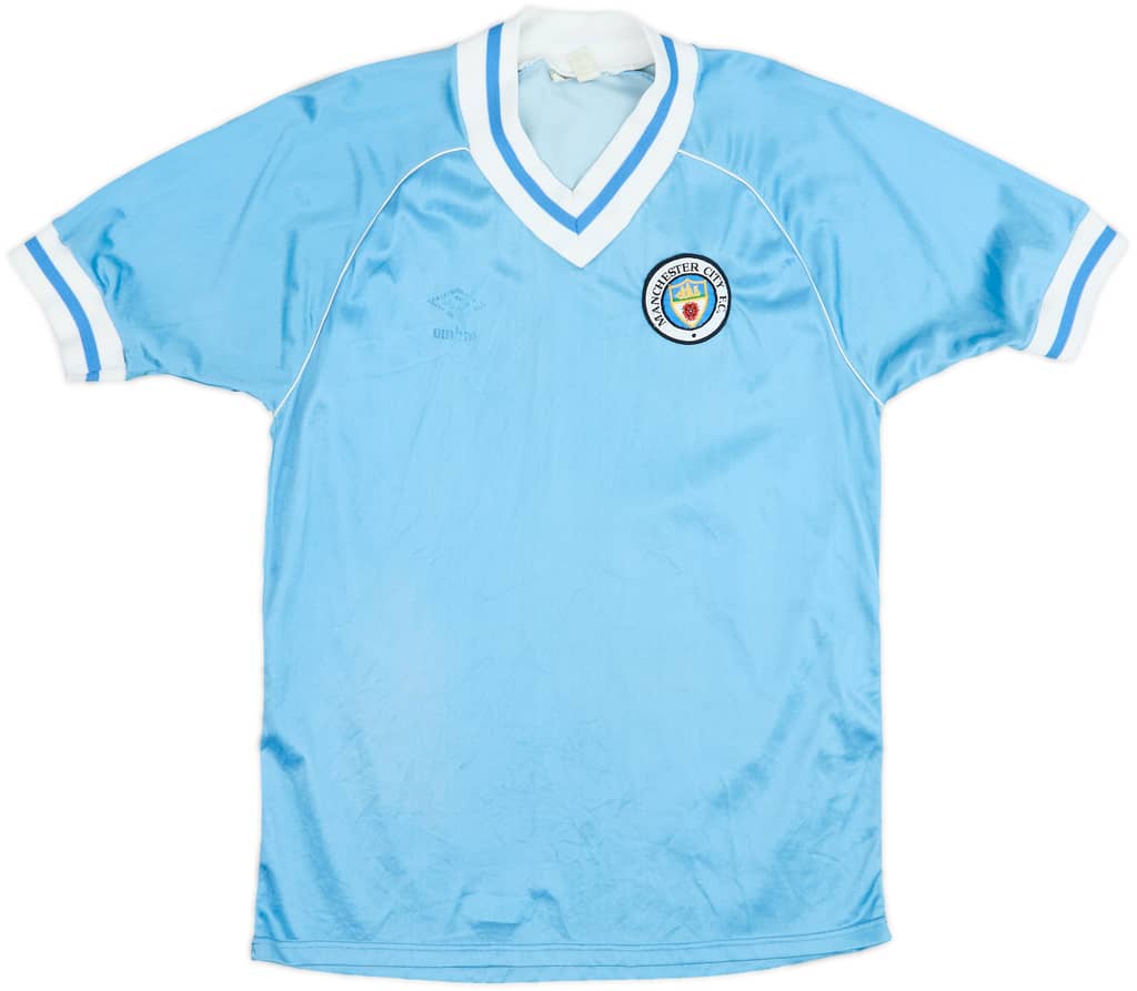 1981-82 Manchester City Home Shirt - 5/10 - (M)