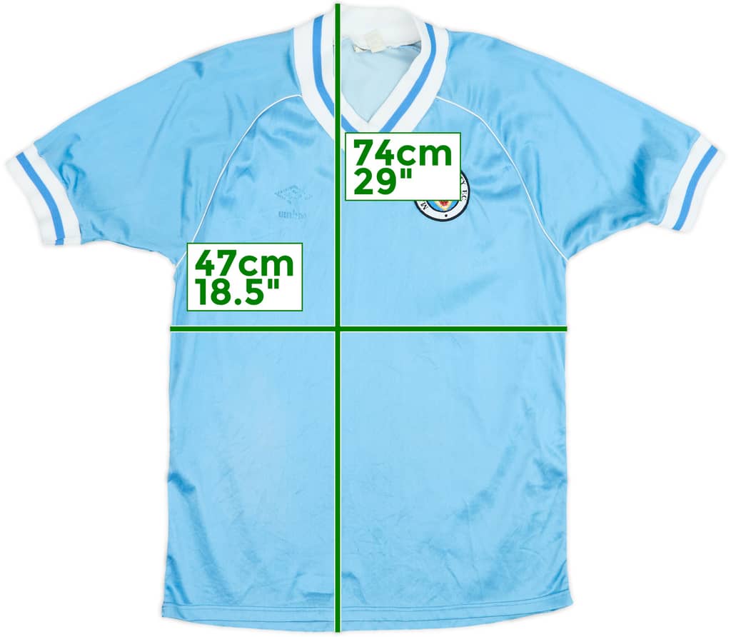 1981-82 Manchester City Home Shirt - 5/10 - (M)