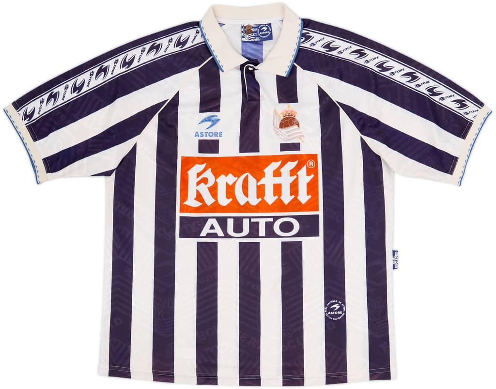1996-98 Real Sociedad Home Shirt - 4/10 - (L)