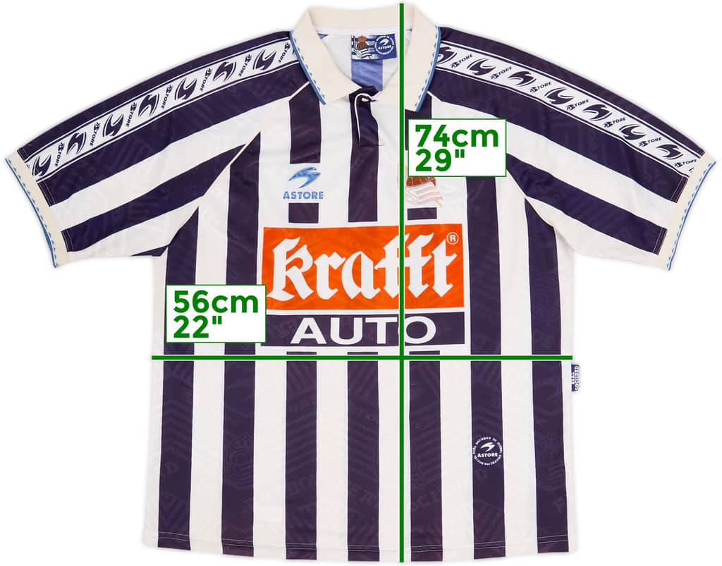 1996-98 Real Sociedad Home Shirt - 4/10 - (L)