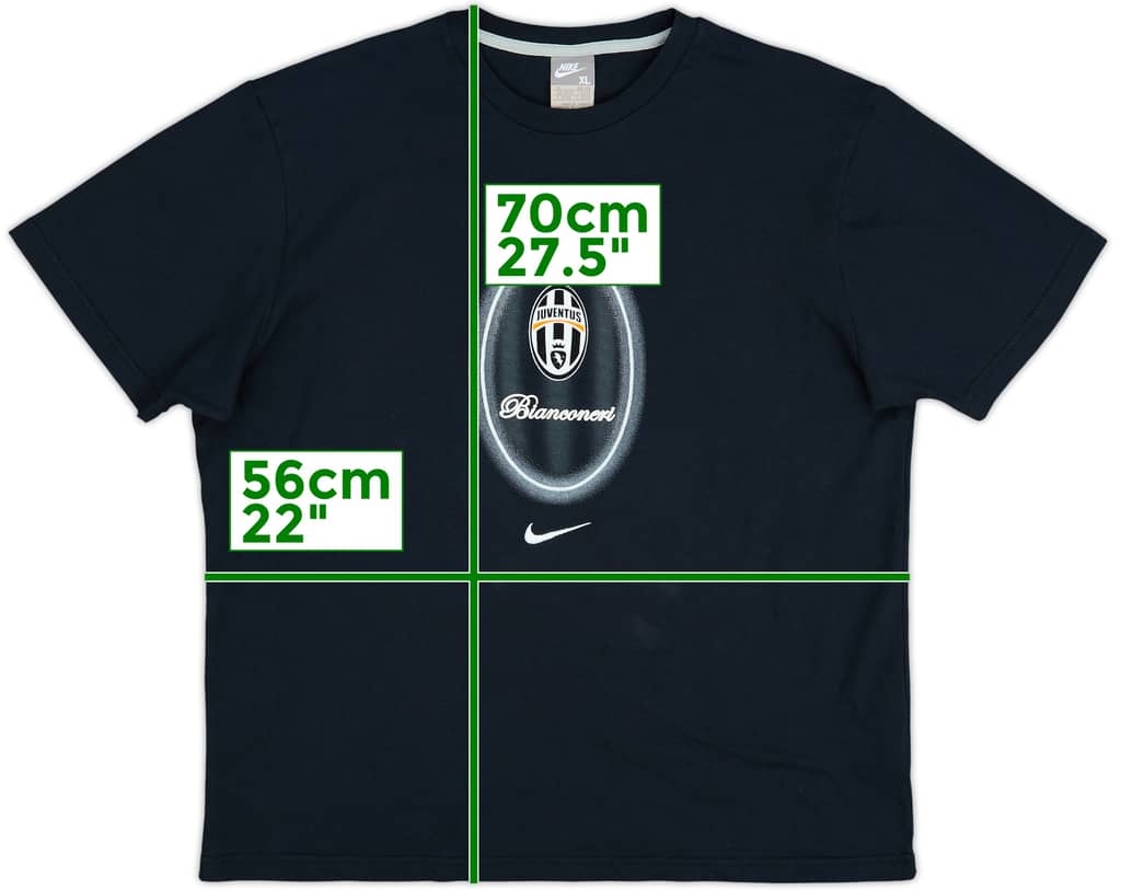 2007-08 Juventus Nike Cotton Tee - 8/10 - (XL)