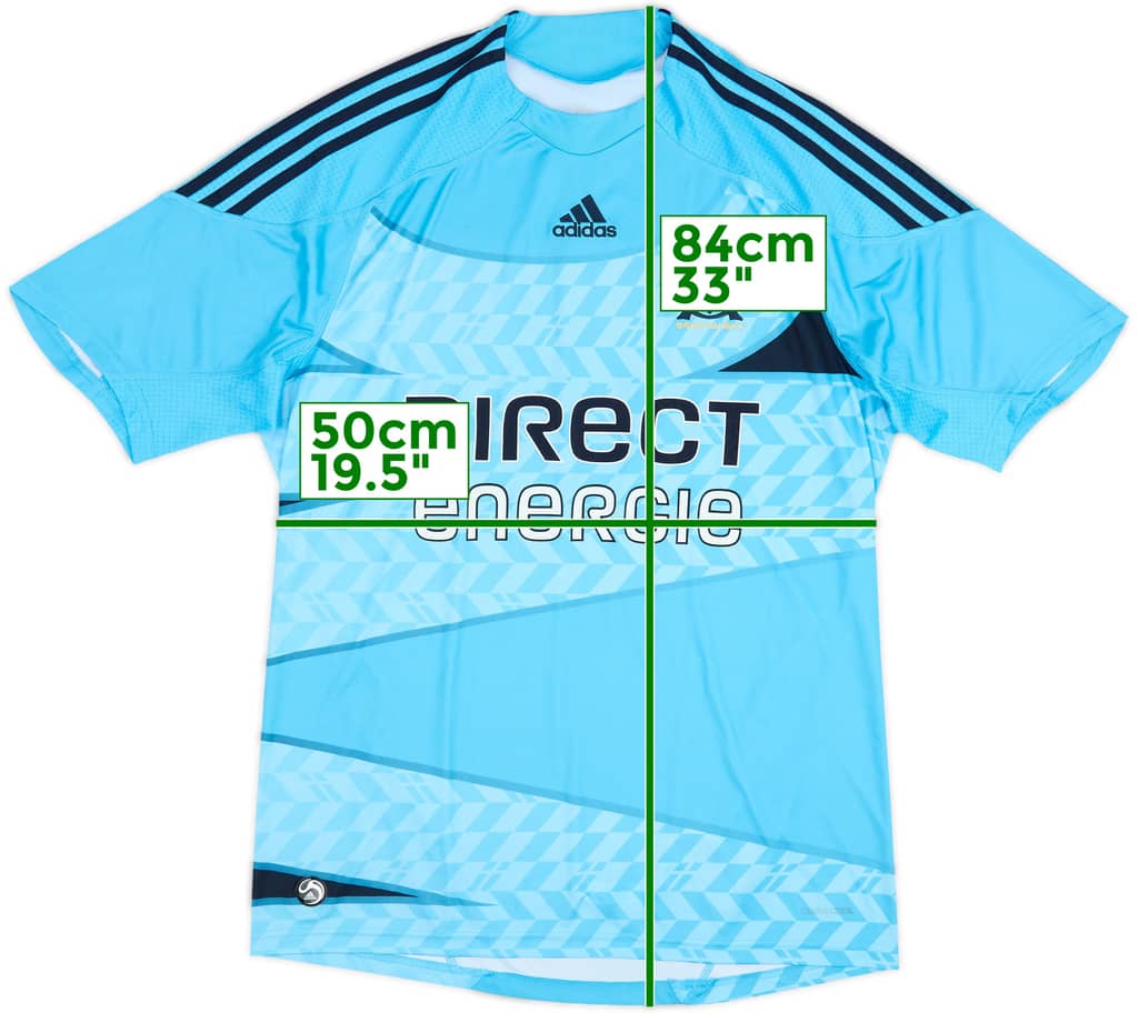 2009-10 Olympique Marseille Away Shirt - 8/10 - (L)