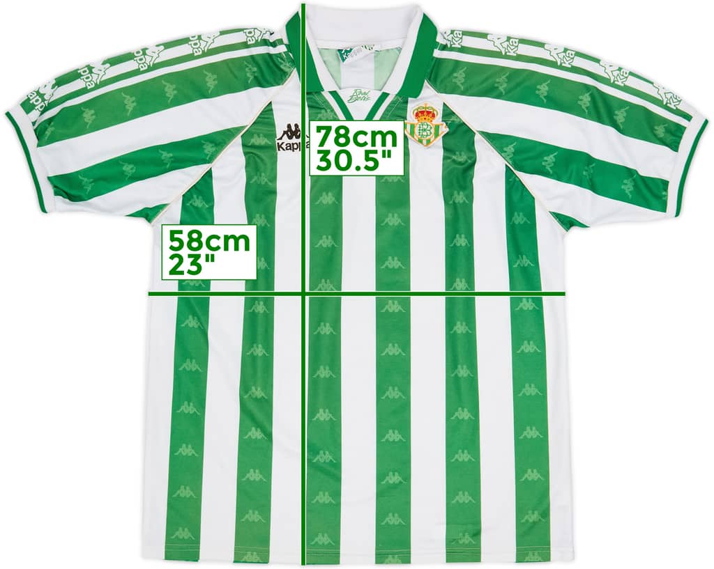1995-97 Real Betis Home Shirt - 6/10 - (L)