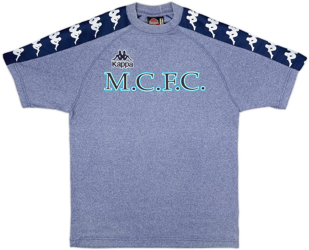 1997-99 Manchester City Kappa Cotton Tee - 10/10 - (L)