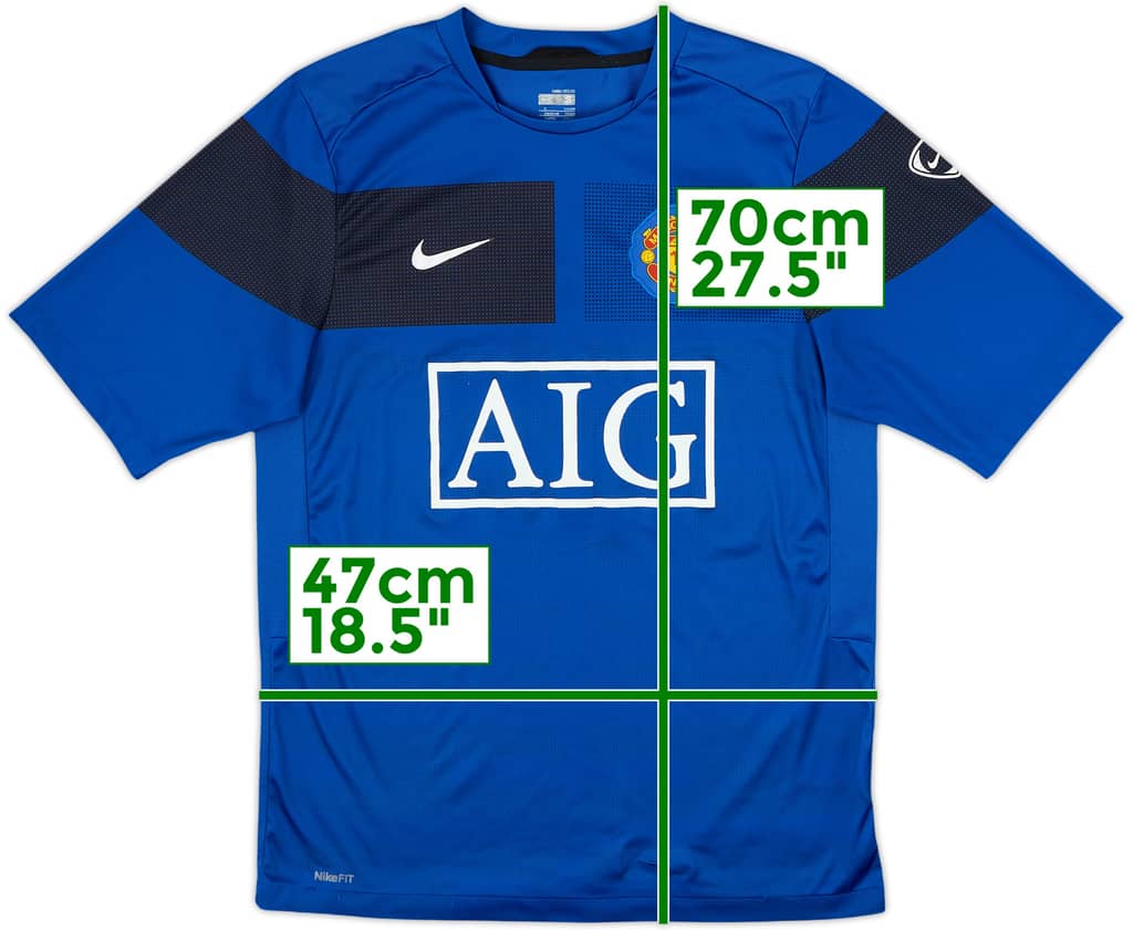 2009-10 Manchester United Nike Training Shirt - 6/10 - (S)