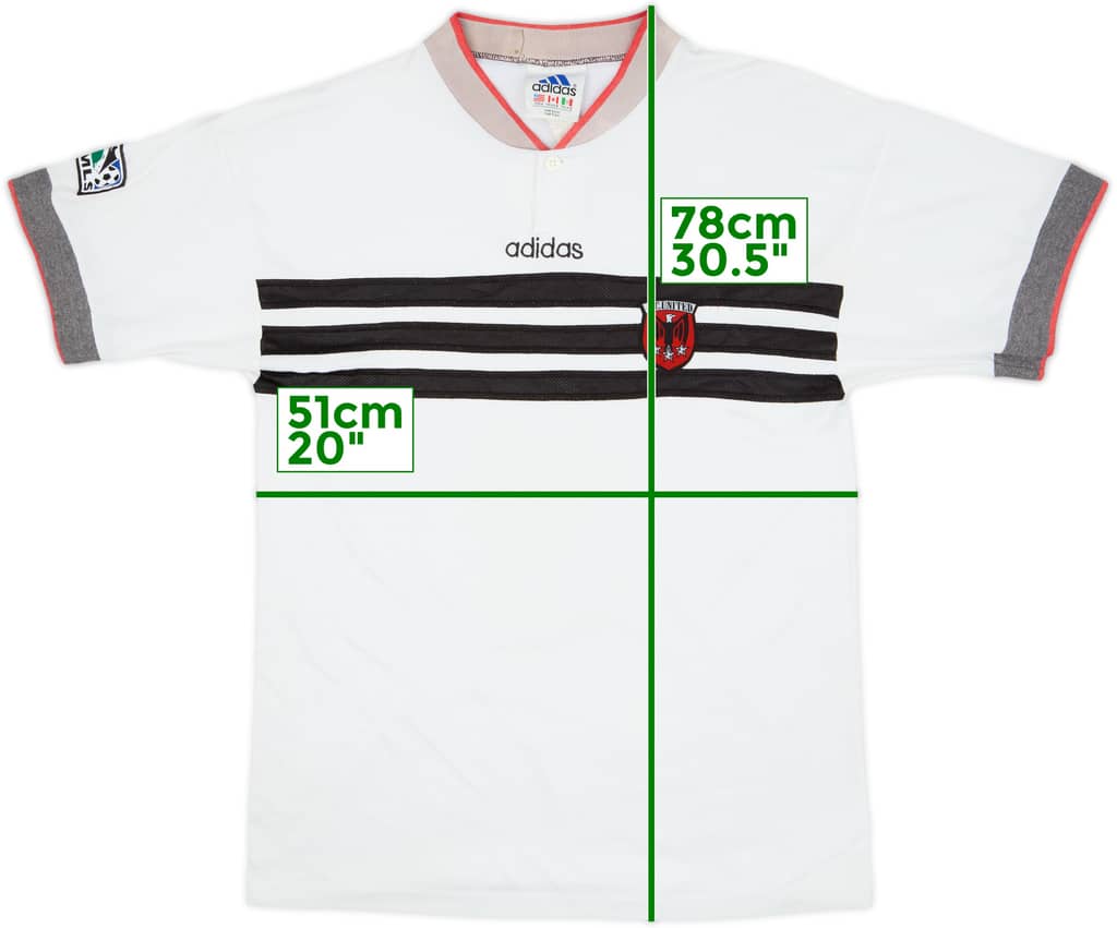 1996-98 DC United Away Shirt - 3/10 - (L)