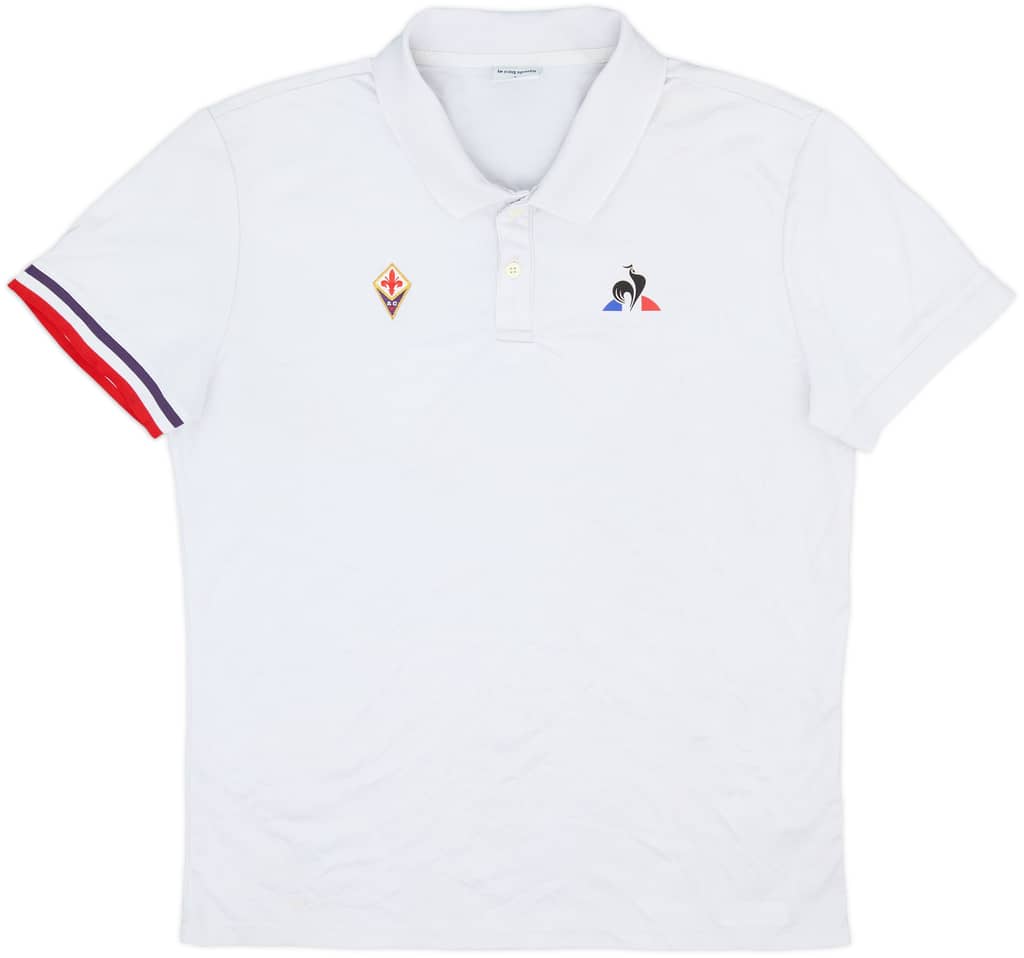2017-18 Fiorentina Le Coq Sportif Polo Shirt - 8/10 - (L)