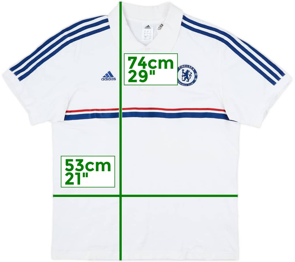 2013-14 Chelsea adidas Polo Shirt - 8/10 - (L)