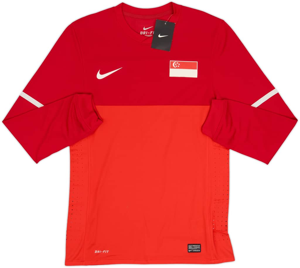 2010 Singapore Player Issue Home L/S Shirt (L)