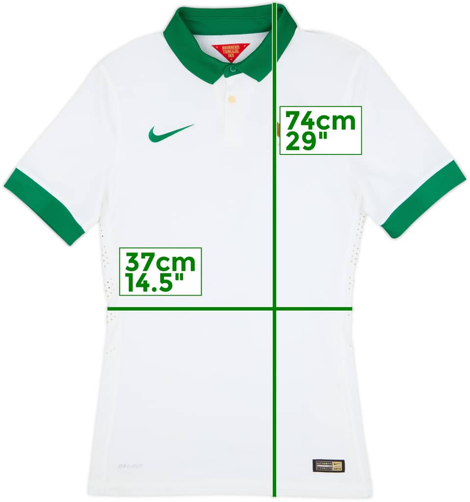 2014 Indonesia Authentic Away Shirt - 8/10 - (S)