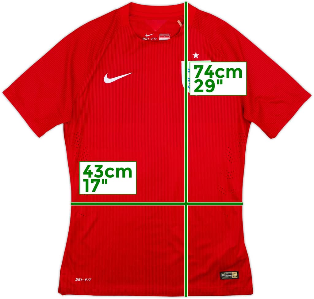 2014-15 England Camiseta Auténtica de Visitante - 6/10 - (M)