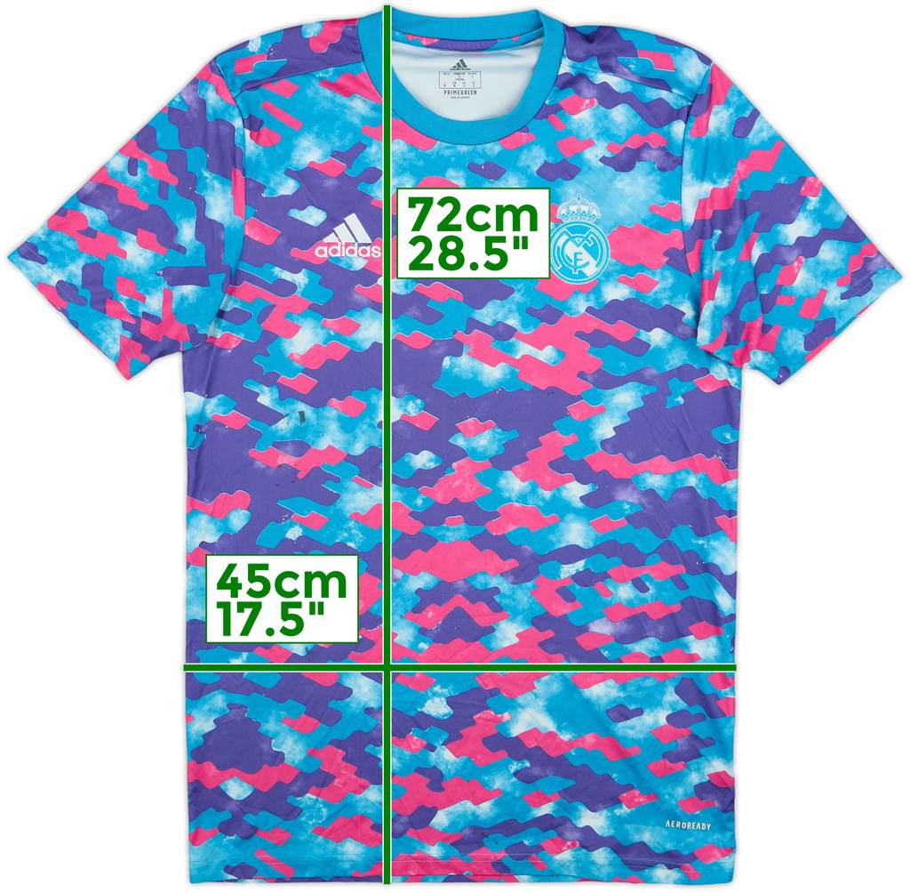 2021-22 Real Madrid adidas Training Shirt - 5/10 - (S)