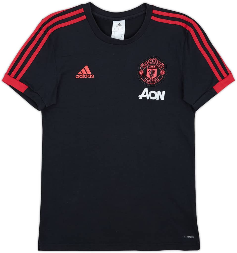 2018-19 Manchester United adidas Cotton Tee - 10/10 - (S)
