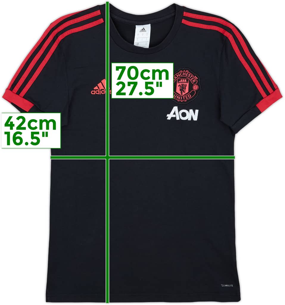 2018-19 Manchester United adidas Cotton Tee - 10/10 - (S)