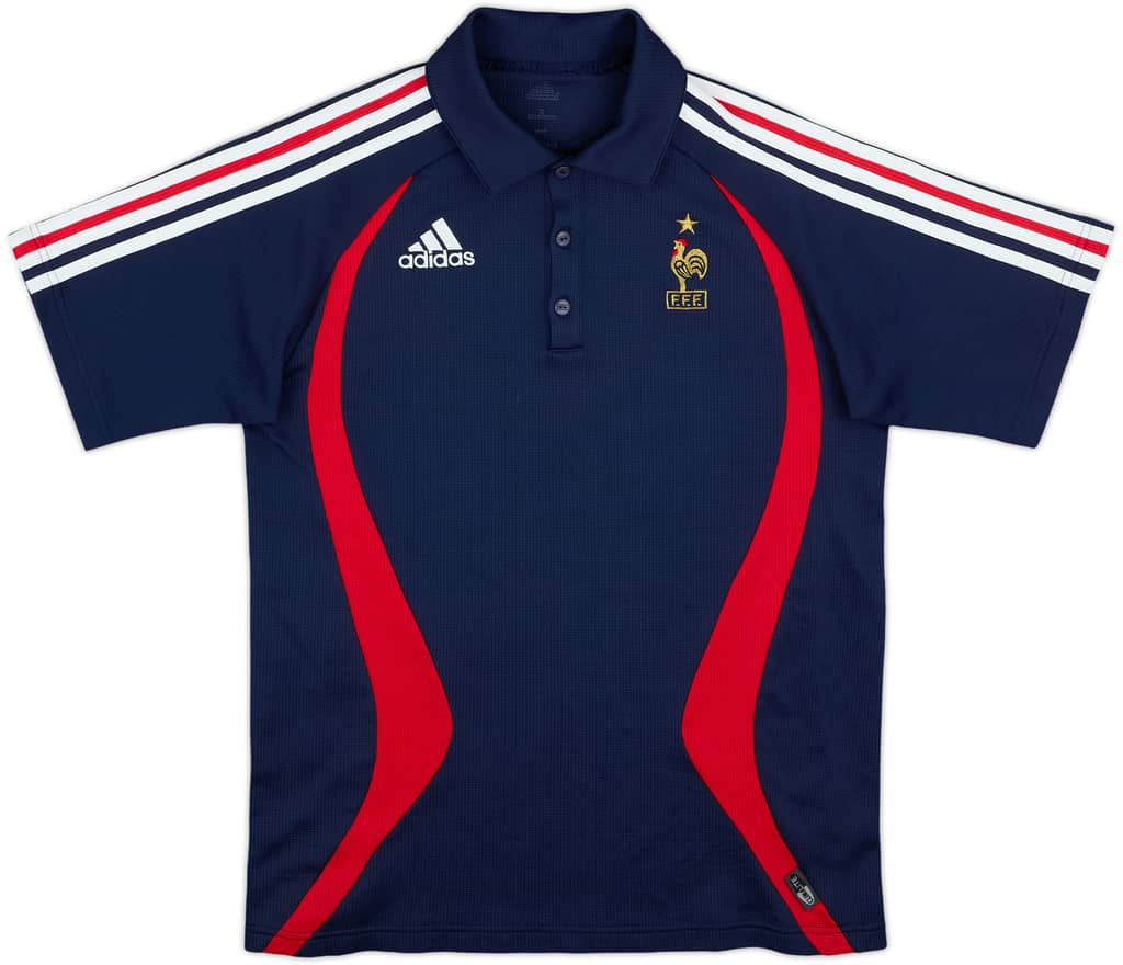 2006-07 France adidas Polo Shirt - 8/10 - (M)