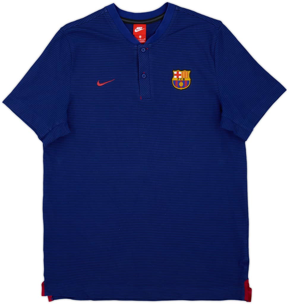 2017-18 Barcelona Nike Polo Shirt - 8/10 - (XL)
