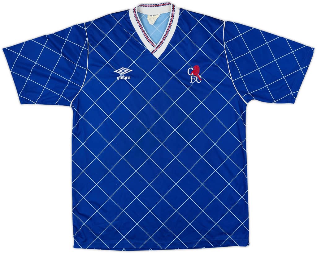 1987-89 Chelsea Home Shirt - 9/10 - (S)
