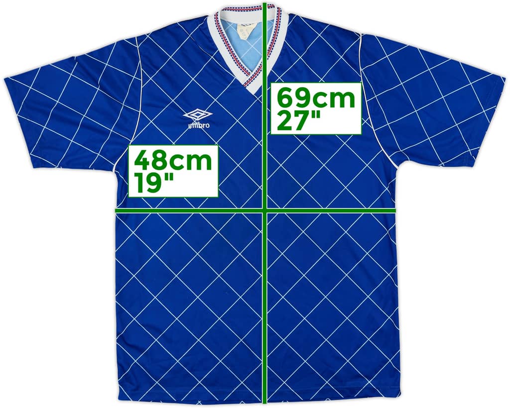 1987-89 Chelsea Home Shirt - 9/10 - (S)
