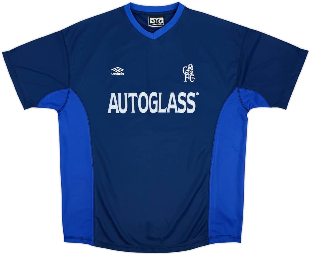 2000-01 Chelsea Umbro Training Shirt - 9/10 - (XL)