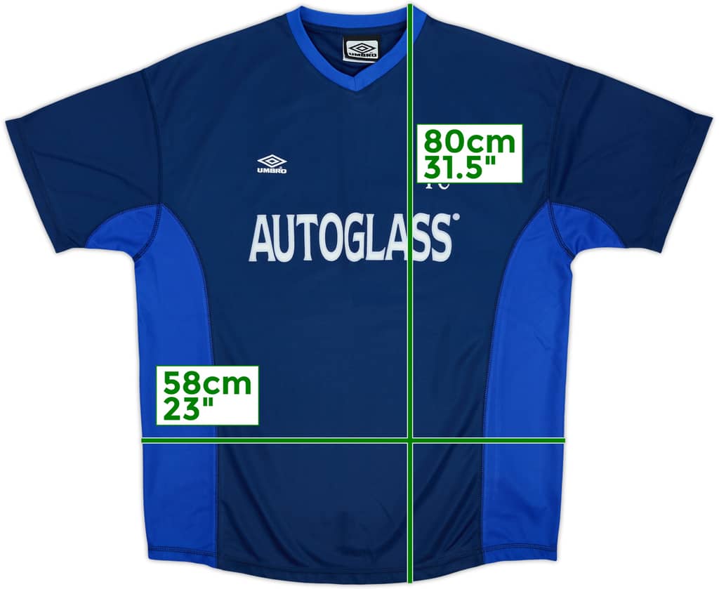 2000-01 Chelsea Umbro Training Shirt - 9/10 - (XL)