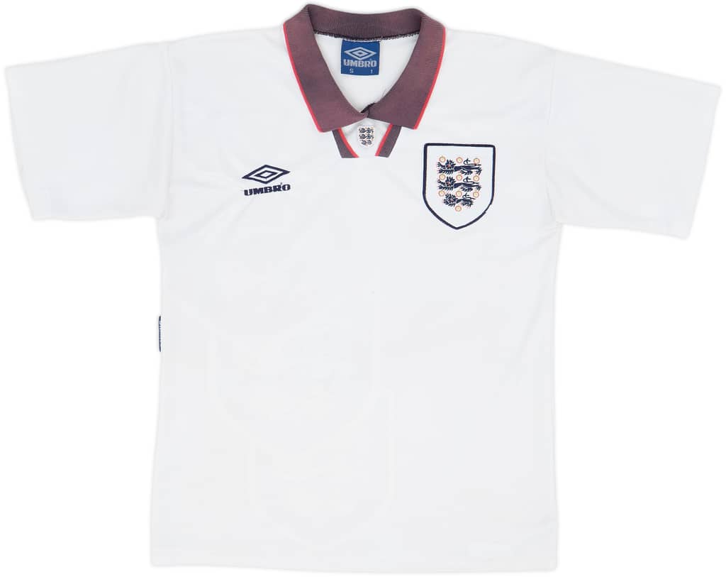1993-95 England Home Shirt - 3/10 - (S)