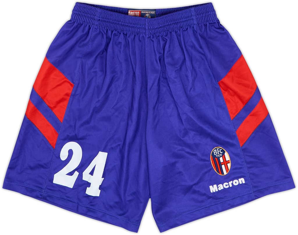 2001-02 Bologna Player Issue Home Shorts #24 - 7/10 - (L)