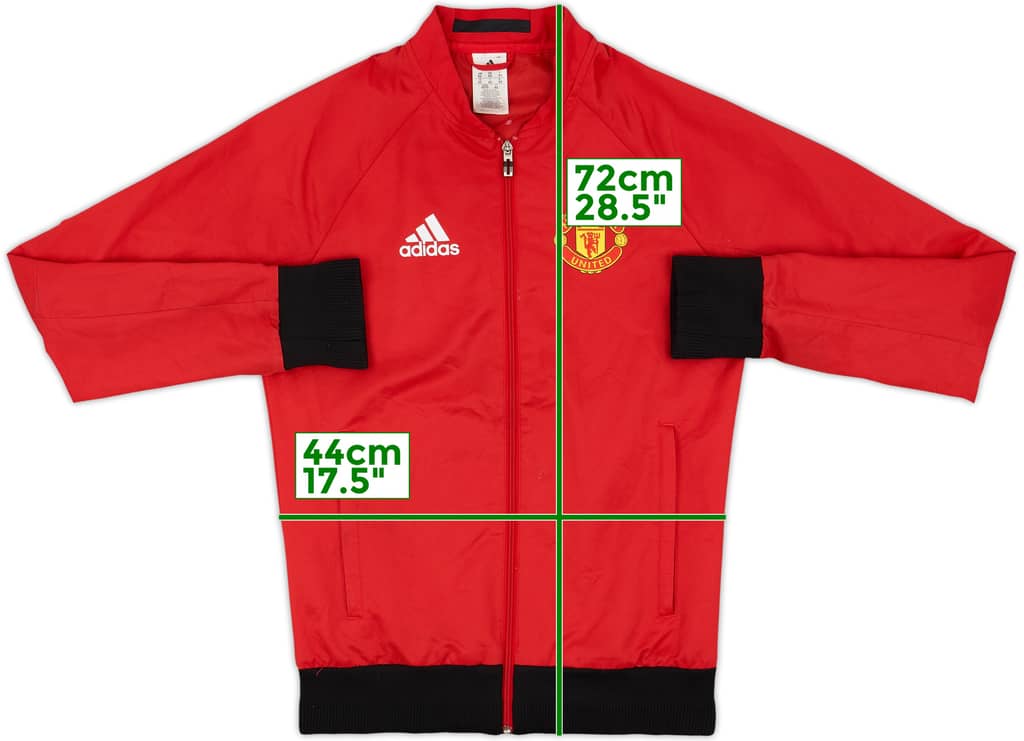 2015-16 Manchester United adidas Track Jacket - 7/10 - (XS)
