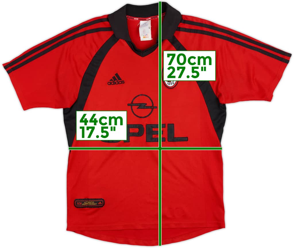 2001-02 AC Milan Third Shirt - 4/10 - (S)