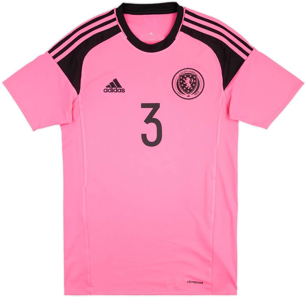 2016-17 Scotland Away Shirt Robertson #3 - 6/10 - (S)