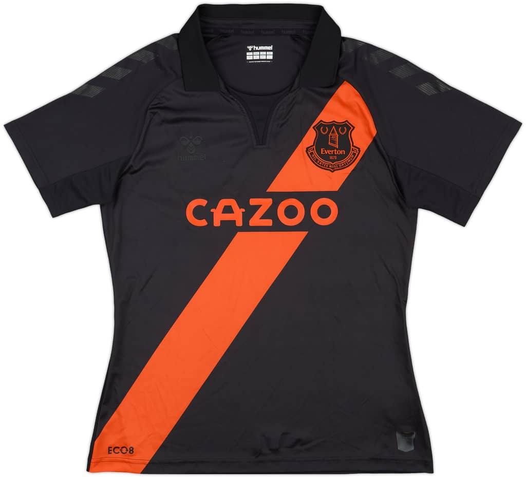 2021-22 Everton Away Shirt - 9/10 - (Women's XL)