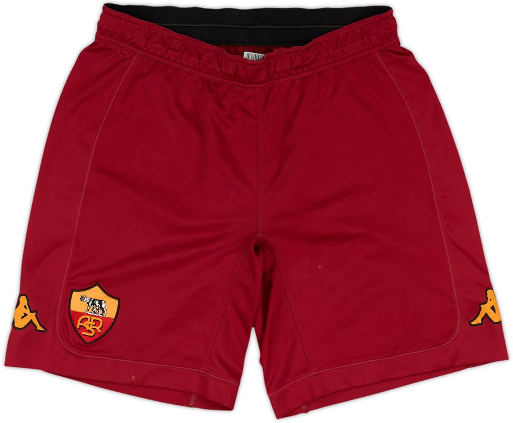 2010-11 Roma Alternate Home Shorts - 8/10 - (XL)