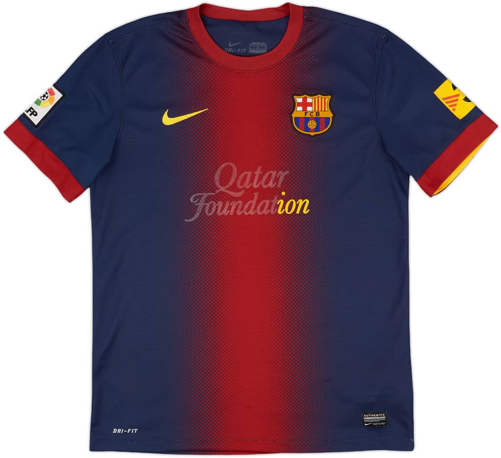 2012-13 Barcelona Home Shirt - 3/10 - (M)