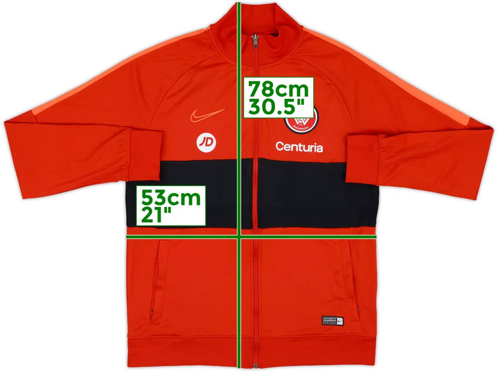 2019-20 Western Sydney Wanderers Nike Track Jacket - 7/10 - (L)