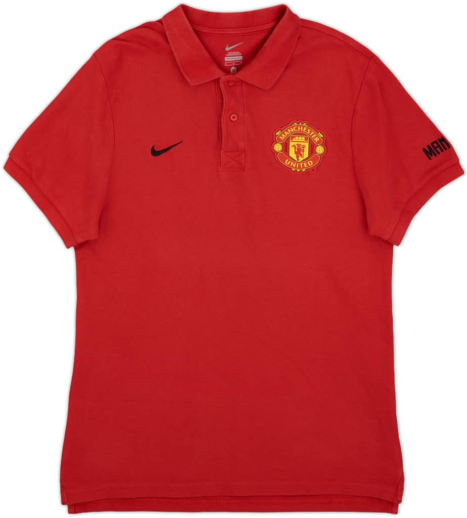 2011-12 Manchester United Nike Polo Shirt - 8/10 - (M)