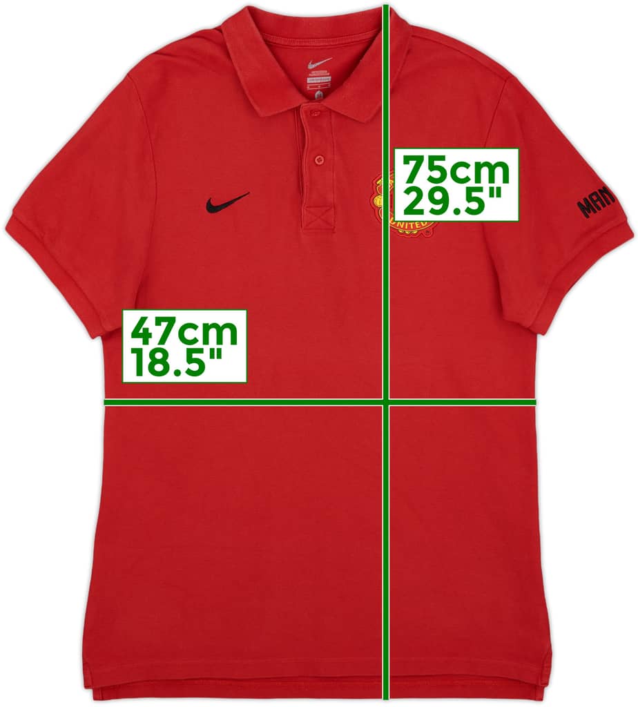 2011-12 Manchester United Nike Polo Shirt - 8/10 - (M)