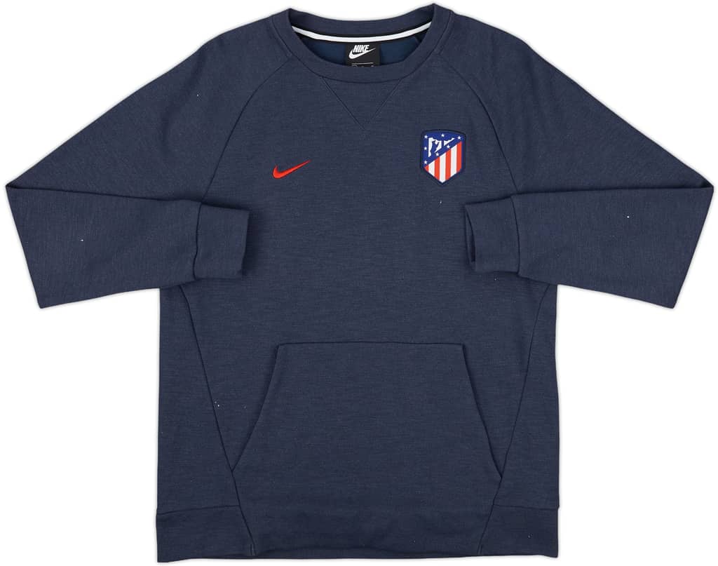 2018-19 Atletico Madrid Nike Sweat Top - 7/10 - (M)