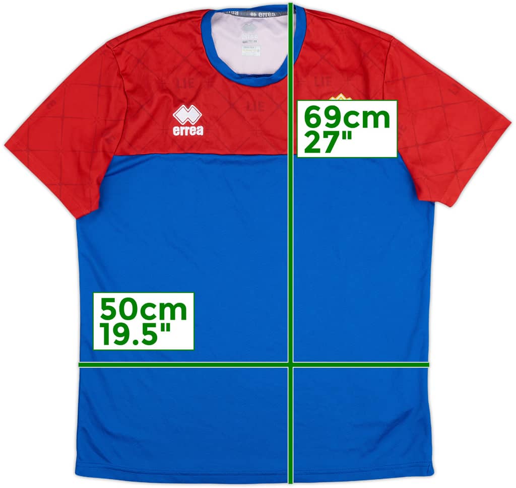 2022-23 Liechtenstein Errea Training Shirt - 9/10 - (M)