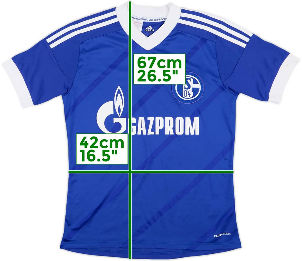 2012-14 Schalke Home Shirt - 7/10 - (L.Boys)