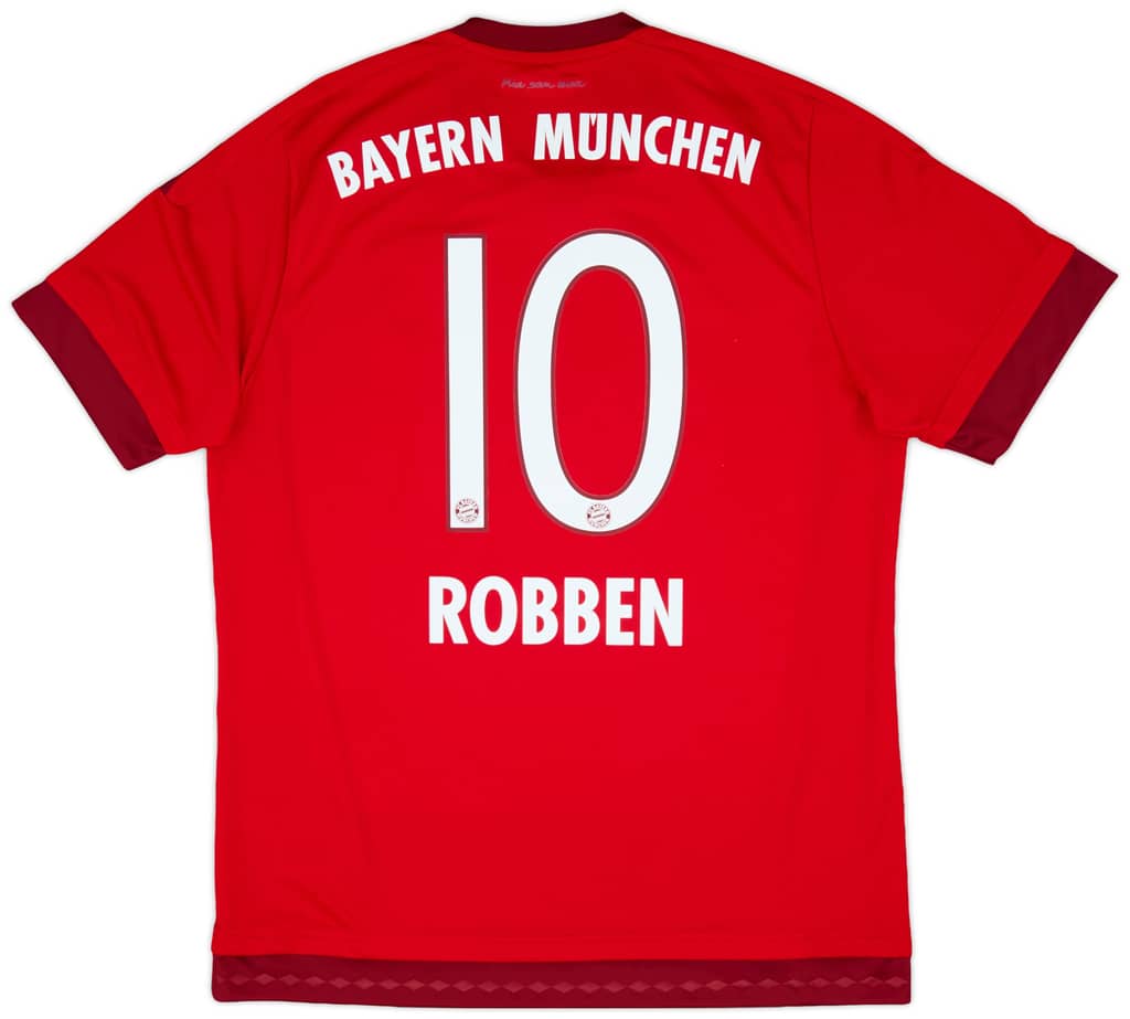 2015-16 Bayern Munich Home Shirt Robben #10 - 6/10 - (S)