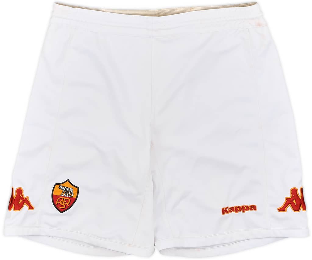 2009-10 Roma Home Shorts - 8/10 - (L)