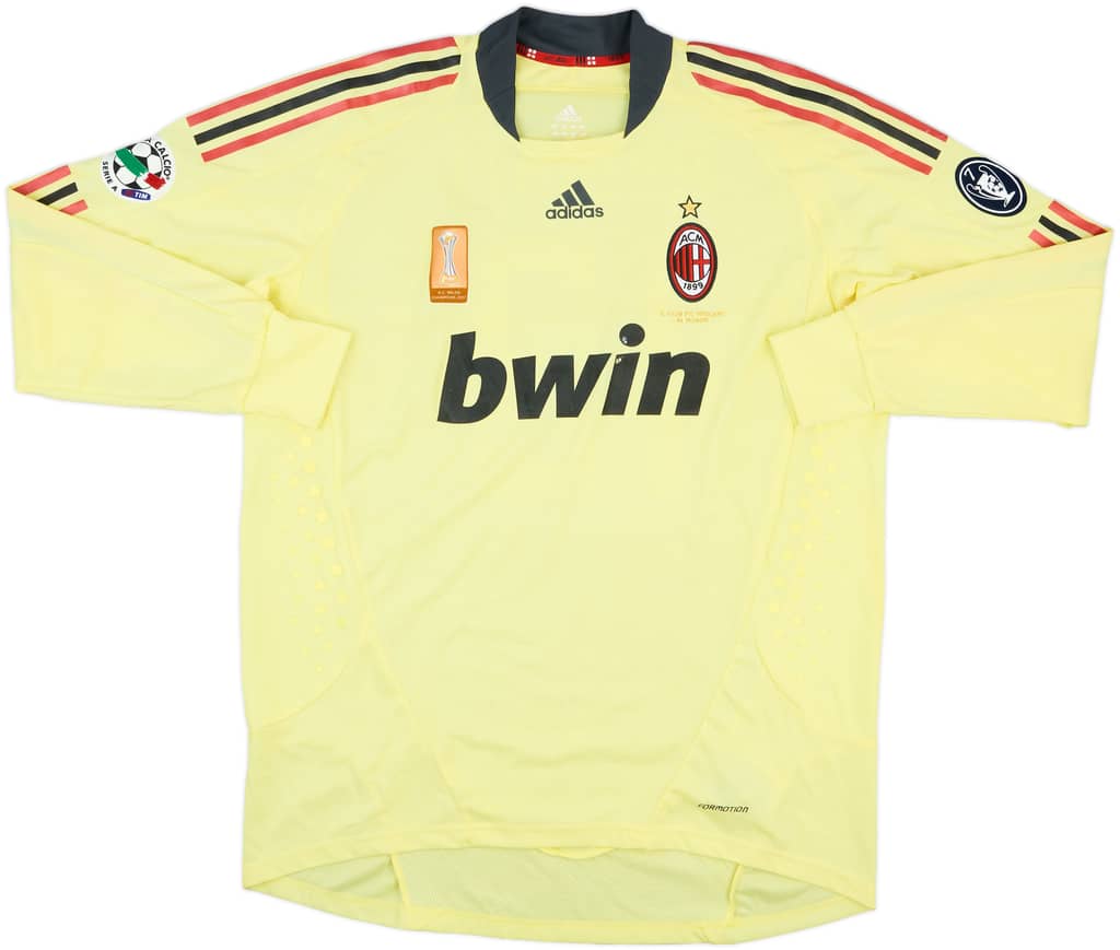 2008-09 AC Milan Match Issue GK Shirt Abbiati #12