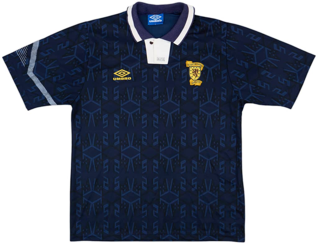 1991-94 Scotland Home Shirt - 8/10 - (L)