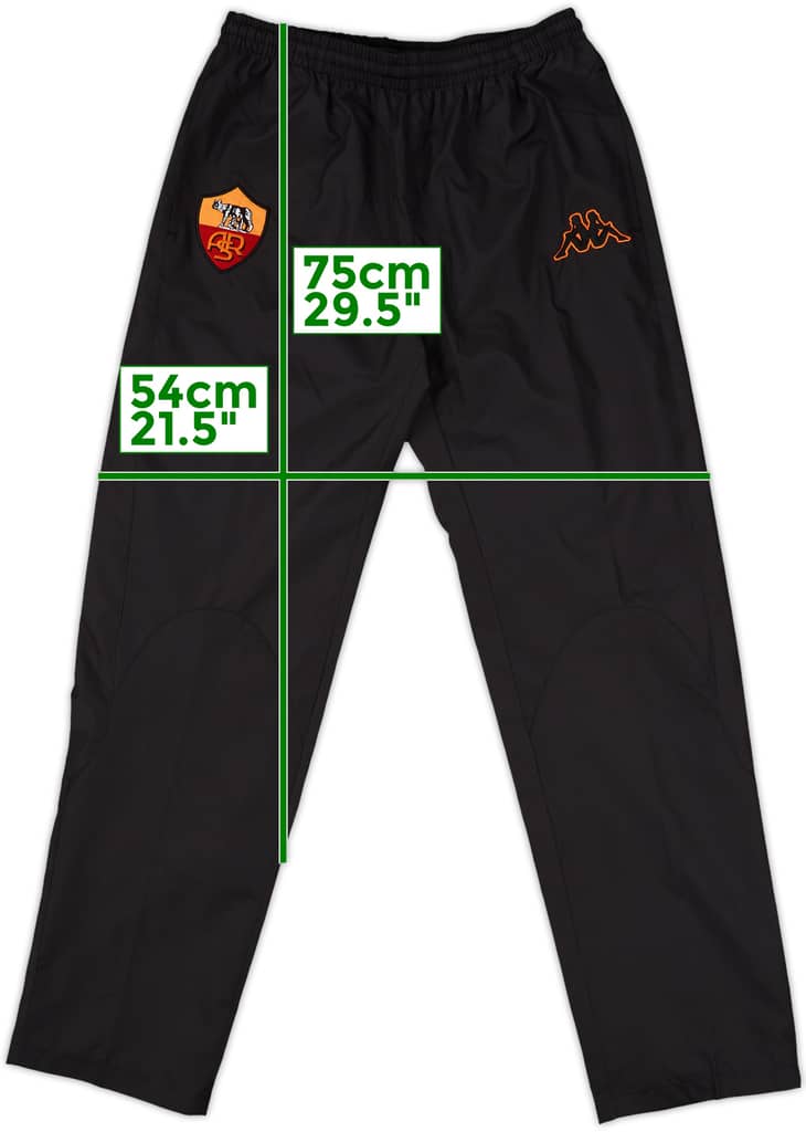 2008-09 Roma Kappa Track Pants/Bottoms - 8/10 - (M.Boys)